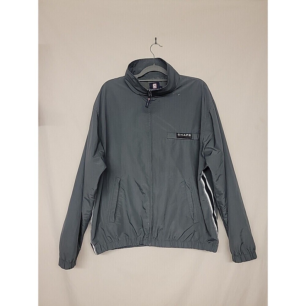 Vintage Chaps Ralph Lauren Men Sz Large Windbreaker Jacket, Sporty, Casual